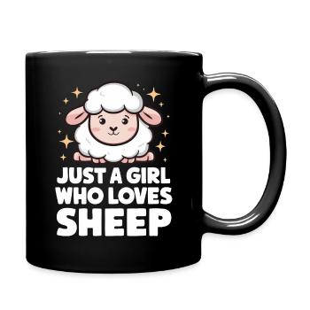 Sheep Sheep Farmer Lamb Farmer - Full Colour Mug - black - Right