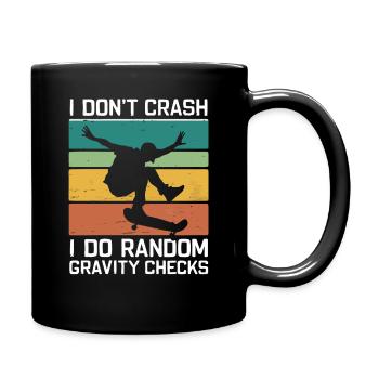 Skateboarding Skater Skateboard Skateboarder - Full Colour Mug - black - Right