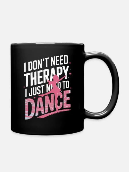 Tanzen Tänzer Tanzen - Tasse einfarbig - Schwarz