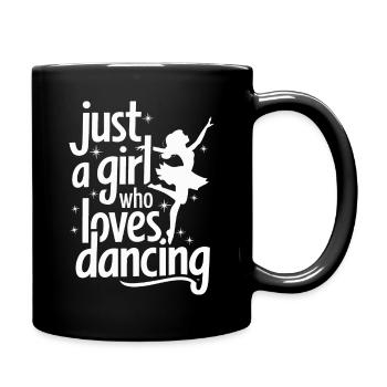 Tanzen Tänzer Tanzen - Tasse einfarbig - Schwarz - Rechts