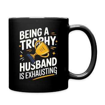 Husband, Spouse, Family, Wedding - Full Colour Mug - black - Right