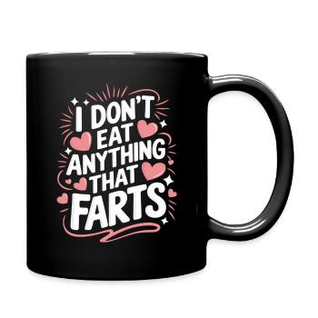 Végétarien Végétalien Végétarien Végétarien - Mug uni - noir - Droite