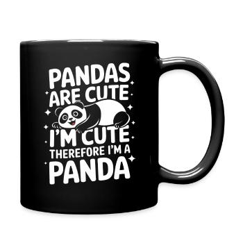 Panda Ours Panda Animal Pandas - Mug uni - noir - Droite