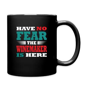Have no Fear the Winzer is here Outfit - Full Colour Mug - black - Right