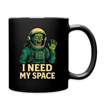 Astronaute zombie - J’ai besoin de mon espace - Mug uni - noir - Droite