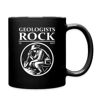 Geoologists Rock – La conception géologue - Mug uni - noir - Droite