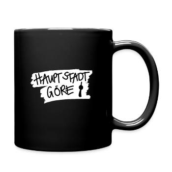 Hauptstadt Göre Berlin - Tasse einfarbig - Schwarz - Rechts