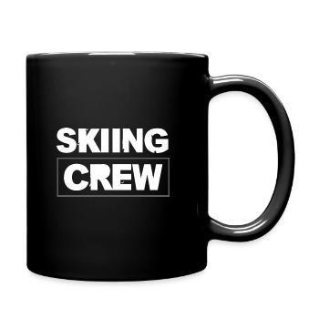 Équipe de ski - Mug uni - noir - Droite