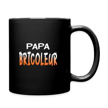 BRICOLEUR BRICOLEUSE PAPA BRICOLAGE HUMOUR BLAGUE - Mug uni - noir - Droite