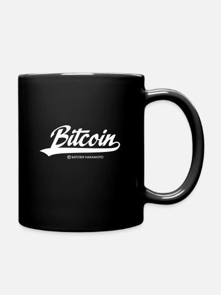 Bitcoin by Satoshi Nakamoto - Tasse einfarbig - Schwarz