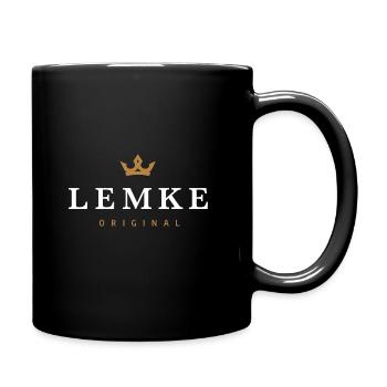 Logo original de la famille Lemke - Mug uni - noir - Droite