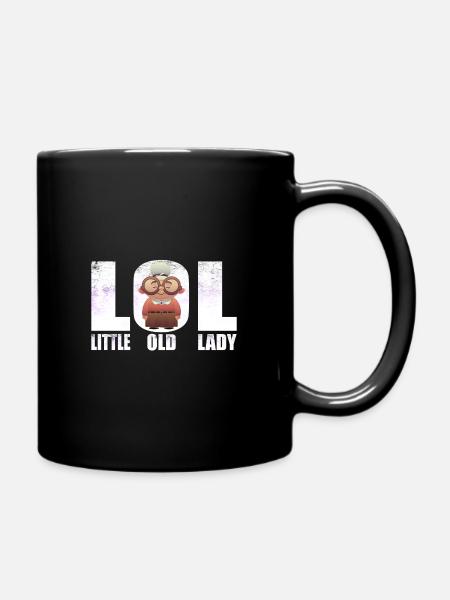 Little Old Lady - LOL - Tasse einfarbig - Schwarz