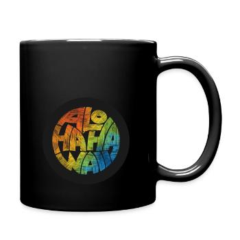 Aloha - Tasse einfarbig - Schwarz - Rechts