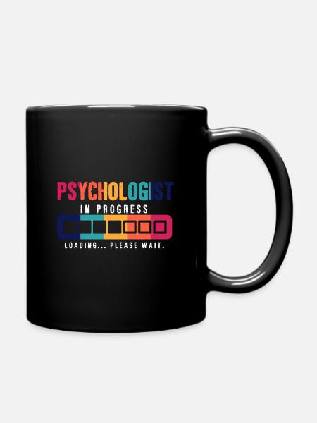 Psychologe - Tasse einfarbig - Schwarz