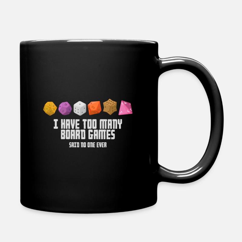Jeu de société - Mug uni - noir