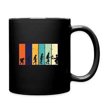 Gamer Evolution Gaming Geschenk Videospiele Zocker - Tasse einfarbig - Schwarz - Rechts