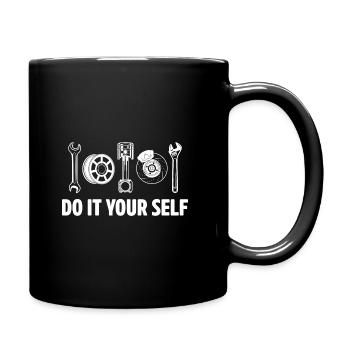 Do It Yourself Car lover Mechanic Vehicle Technici - Full Colour Mug - black - Right