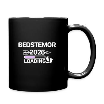 Bedstemor 2026 danisch - Tasse einfarbig - Schwarz - Rechts