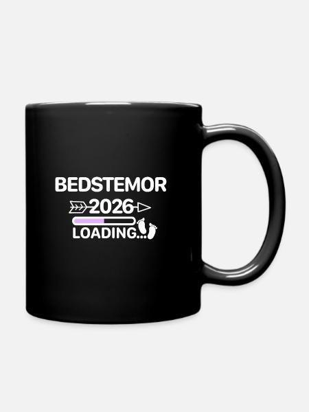 Bedstemor 2026 danisch - Tasse einfarbig - Schwarz