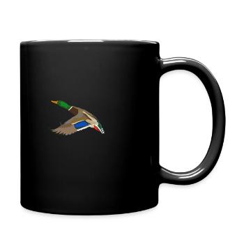 Canard colvert Oiseau - Mug uni - noir - Droite
