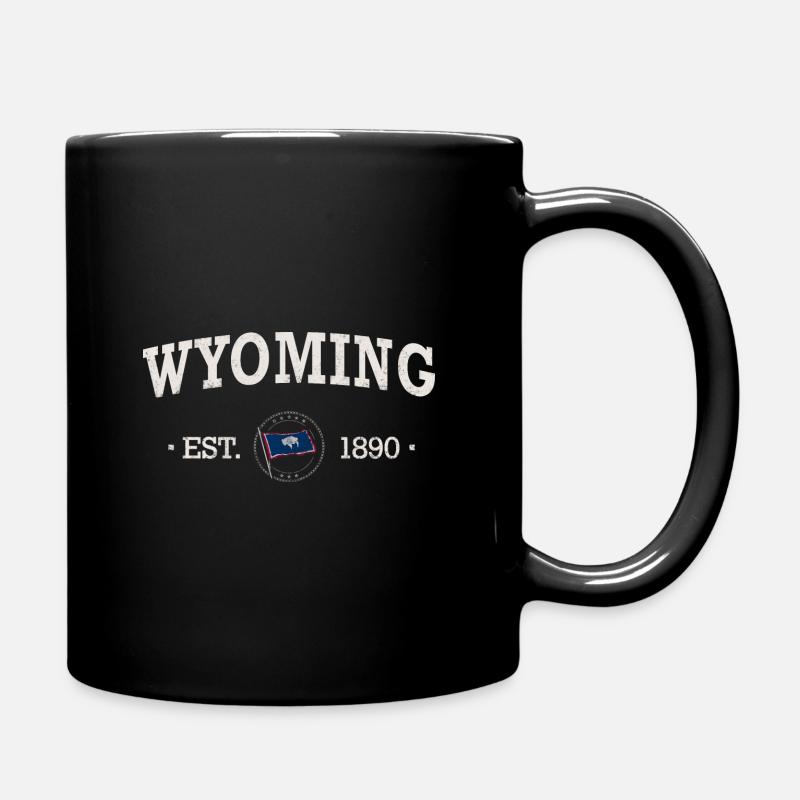Wyoming Est - Wyoming - Tasse einfarbig - Schwarz