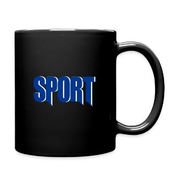Sport - Tasse einfarbig - Schwarz - Rechts
