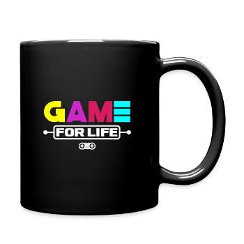 Game For Life Video Game Player Gaming Gamer Nerd - Tasse einfarbig - Schwarz - Rechts