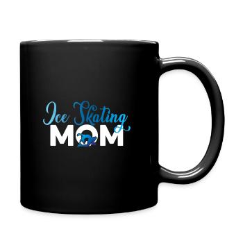 Ice Skating Mom Graphic Figure Skater Ice Skater S - Tasse einfarbig - Schwarz - Rechts