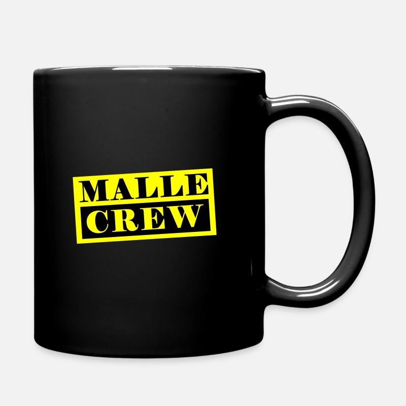 Malle Crew - Tasse einfarbig - Schwarz