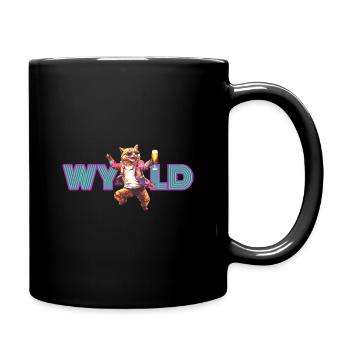 Wyld Cat - Tasse einfarbig - Schwarz - Rechts