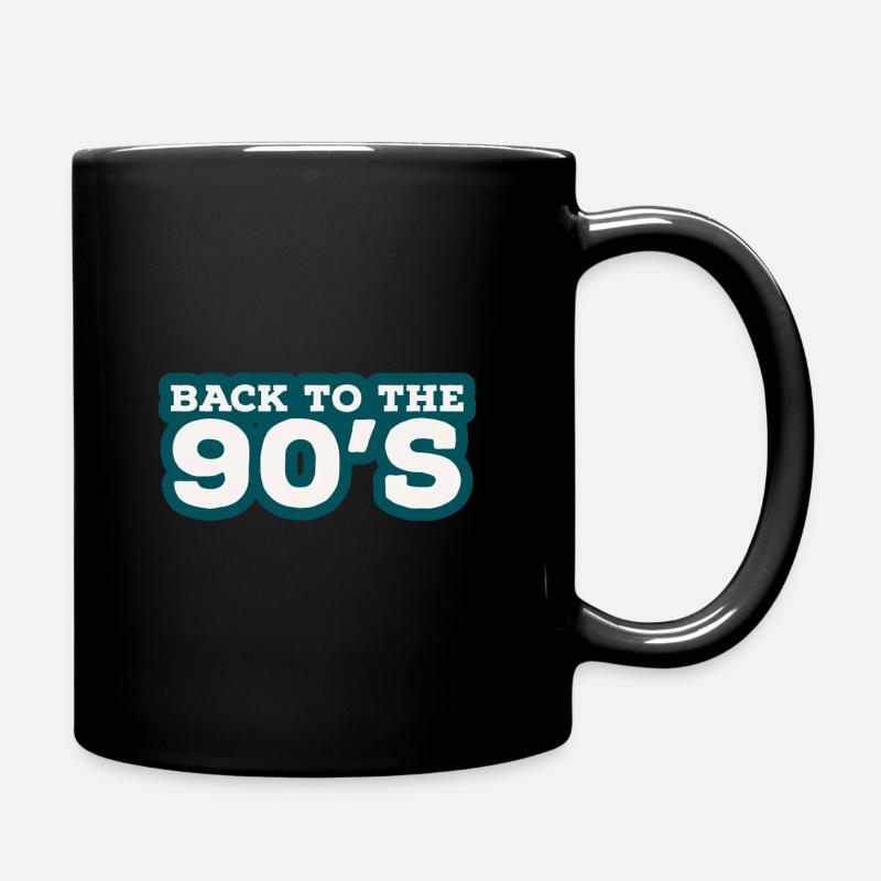Back to the 90s. Nineties - Full Colour Mug - black