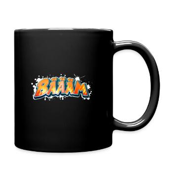 BÄÄÄM bäääm bääm - Tasse einfarbig - Schwarz - Rechts