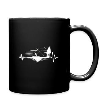 Heartbeat Fishing - Mug uni - noir - Droite