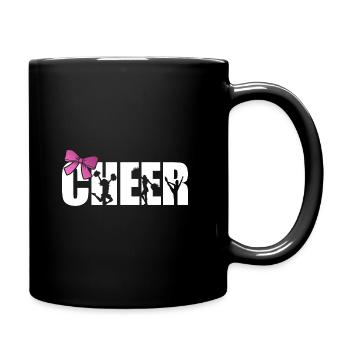 Cheer Graphic Cheerleading Cheerleader Gymnast Dan - Tasse einfarbig - Schwarz - Rechts