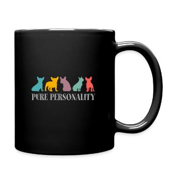 my French Bulldog my Frenchie - Full Colour Mug - black - Right