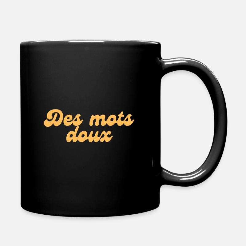 Des mots doux collection - Mug uni - noir