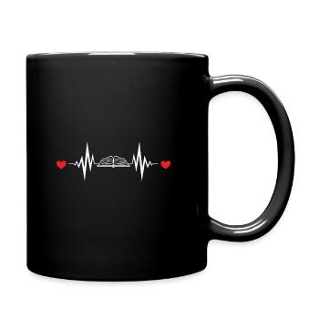 Mon livre sent mieux que votre tablette - Mug uni - noir - Droite