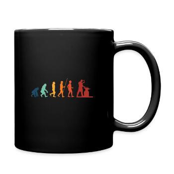 Forgeron Evolution Anvil Metal Forge Cadeau - Mug uni - noir - Droite