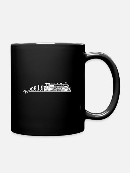 Train - Mug uni - noir
