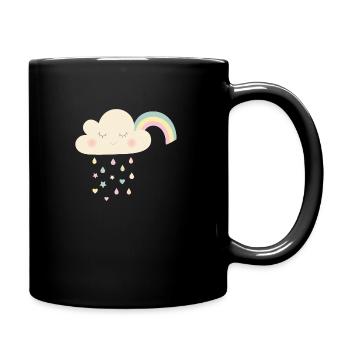 Cloud - Full Colour Mug - black - Right