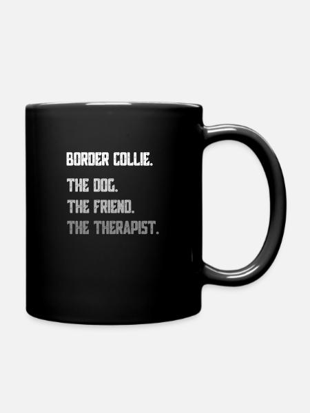 Border collie - Mug uni - noir