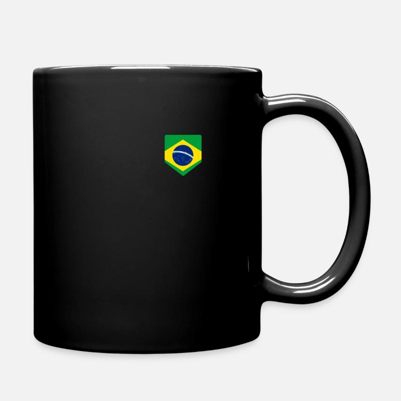 Brasilien - Tasse einfarbig - Schwarz