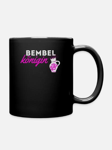 Bembelkönigin Women Cider Ebbelwoi Shirt - Full Colour Mug - black