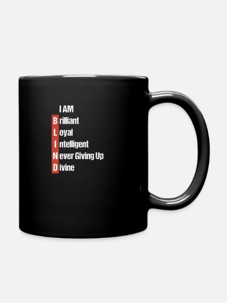 aveugle - Mug uni - noir