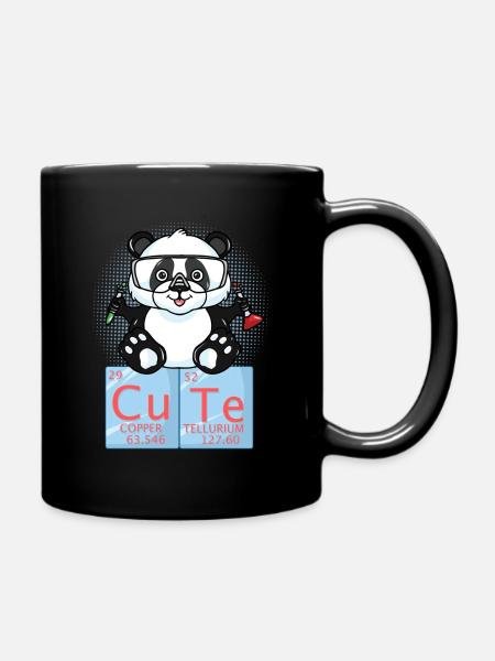 Chimie panda chimie chimiste cadeau chimique - Mug uni - noir