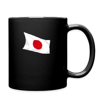 Drapeau du Japon 8 bits Drapeau japonais Retro Gamer - Mug uni - noir - Droite