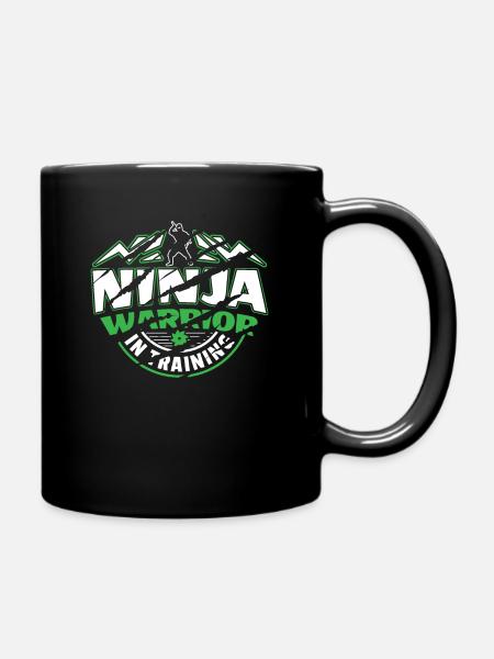 Ninja Warrior In Training Ninja Warrior Gift - Full Colour Mug - black