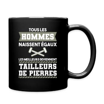 tailleur de pierre les meilleurs marteau - Mug uni - noir - Droite