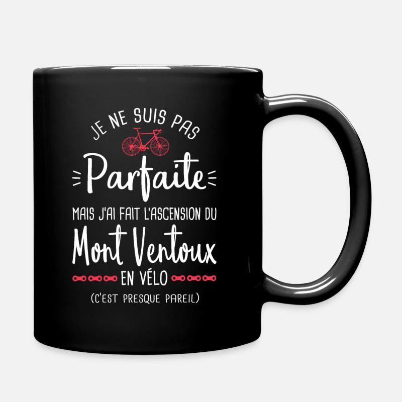 parfaite mont Ventoux en vélo humour cycliste - Mug uni - noir