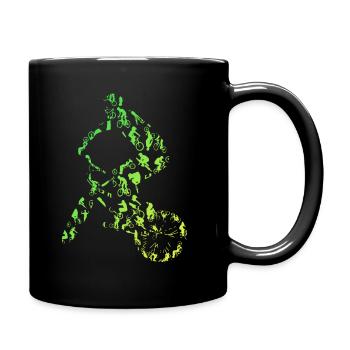 BMX / Bmx Bike / Bike / Gift / Cyclist - Full Colour Mug - black - Right
